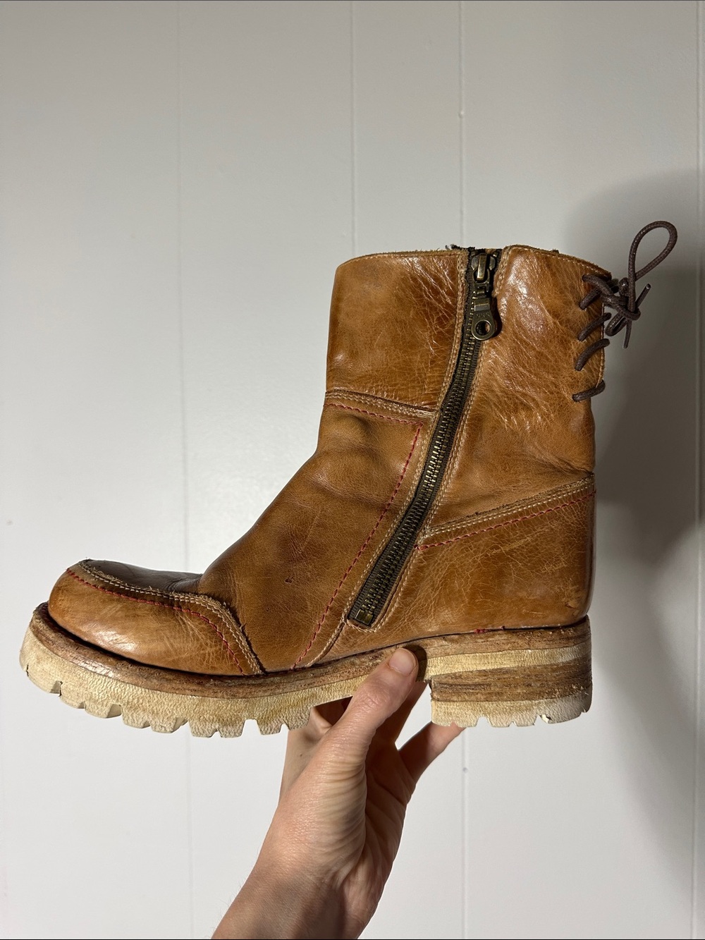 Bed Stu Rustic Donna Bootie Tan Tremolo Size 8.5 - Picture 3 of 9